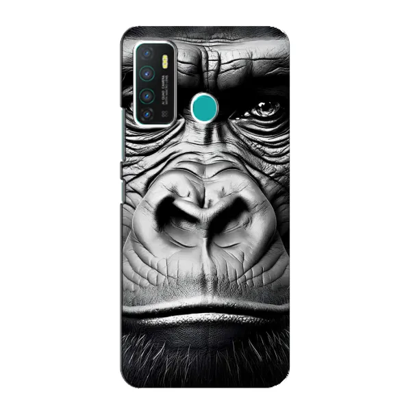 Чехол с рисунком «Черная обезьяна» для Infinix Hot 9 / Hot 9 Pro Чехол с рисунком «Черная обезьяна» для Infinix Hot 9 / Hot 9 Pro