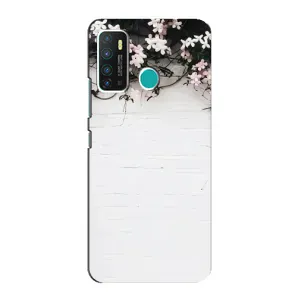 Чехлы с тематикой "ЦВЕТЫ" на Infinix Hot 9 / Hot 9 Pro (Цветы на стене)