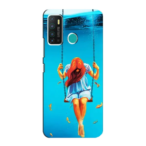 Чехол с рисунком «Девушка на качели» для Infinix Hot 9 / Hot 9 Pro Чехол с рисунком «Девушка на качели» для Infinix Hot 9 / Hot 9 Pro