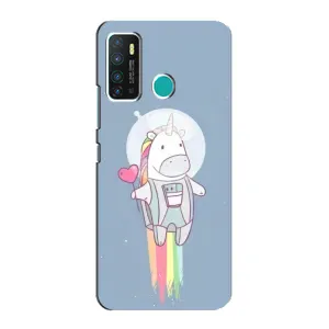 Чехол Unicorn на Infinix Hot 9 / Hot 9 Pro (Единорог космонавт)