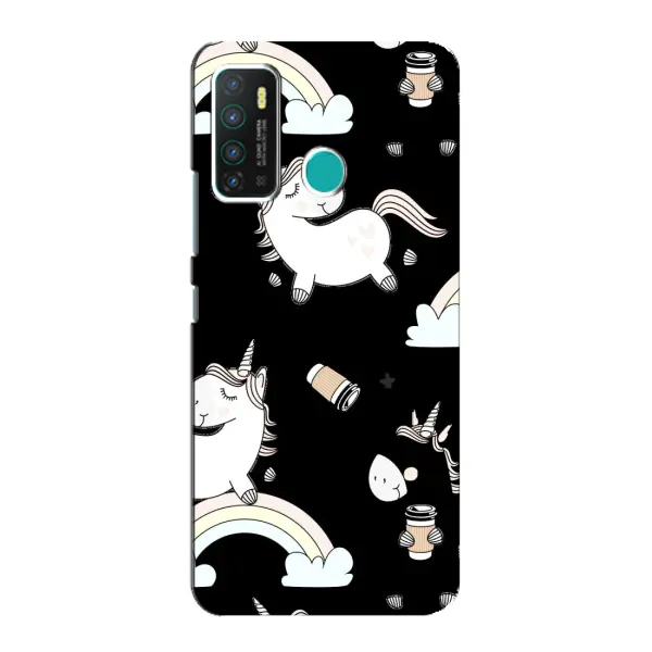 Чехол с рисунком «Единорог с кофе» для Infinix Hot 9 / Hot 9 Pro Чехол с рисунком «Единорог с кофе» для Infinix Hot 9 / Hot 9 Pro