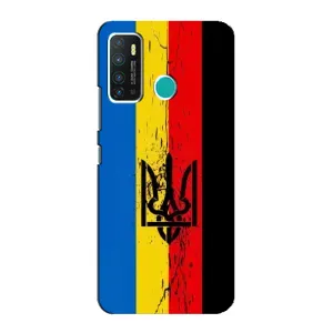 Чехлы УПА (Красно-Чёрный) на Infinix Hot 9 / Hot 9 Pro (Флаг УПА)