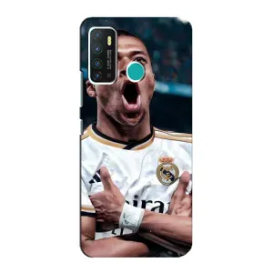 Чехол (TPU) с Футболистом на Infinix Hot 9 / Hot 9 Pro (Гол Мбаппе)