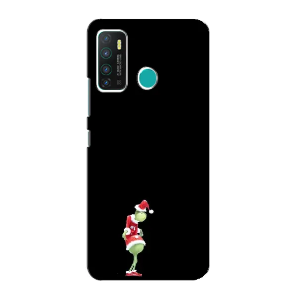Чехол с рисунком «Гринч на чорном» для Infinix Hot 9 / Hot 9 Pro