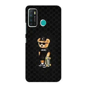 Чехлы Мишка Тедди для Инфиникс Нот 9 / Нот 9 про (GUCCI Teddy)