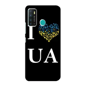 Силиконовый Чехол на Infinix Hot 9 / Hot 9 Pro (Я-Украина) (I Love UA)