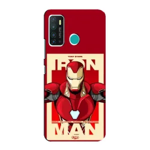 Чехол Супергерой Железный человек на Infinix Hot 9 / Hot 9 Pro (Iron man)