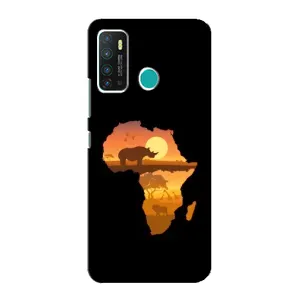 Летний Чехол на Infinix Hot 9 / Hot 9 Pro (Карта)