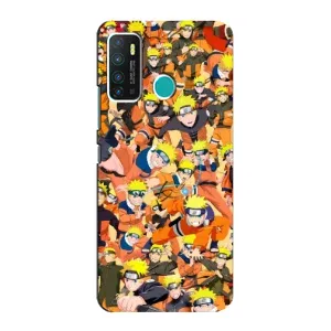 Чехлы с принтом Наруто на Infinix Hot 9 / Hot 9 Pro (Коллаж Наруто)