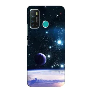 Чохол (ТПУ) з планетами на Infinix Hot 9 / Hot 9 Pro (Космічний вид)