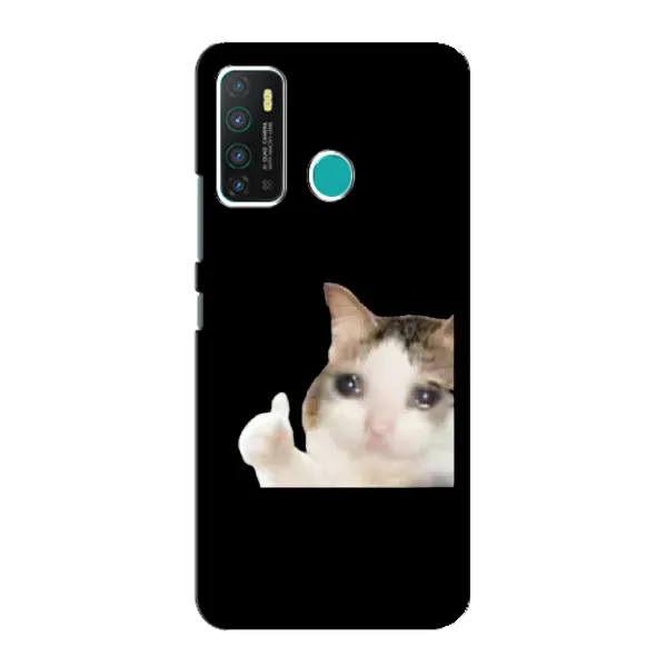 Чехол с рисунком «Кот в слезах» для Infinix Hot 9 / Hot 9 Pro Чехол с рисунком «Кот в слезах» для Infinix Hot 9 / Hot 9 Pro