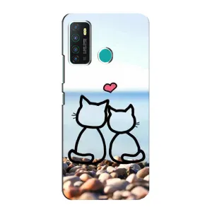 Силиконовые Чехлы Любимому человеку для Infinix Hot 9 / Hot 9 Pro (Котейки)
