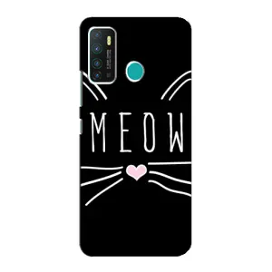 Бампер с изображением Котиков для Инфиникс Нот 9 / Нот 9 про (КОТИК MEOW)