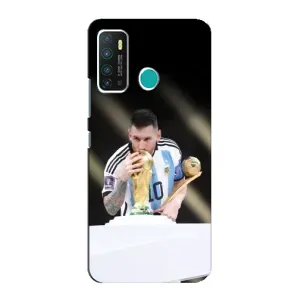 Чехлы Лео Месси Аргентина для Infinix Hot 9 / Hot 9 Pro (Кубок Мира)