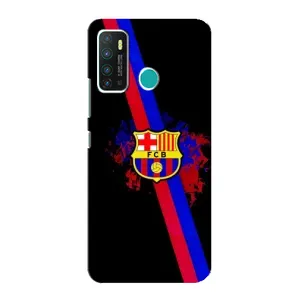Чехол для Infinix Hot 9 / Hot 9 Pro (Барселона) (Лого Барсы)