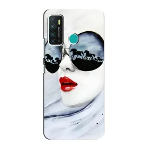 Чохол з картинкою Модні Дівчата Infinix Hot 9 / Hot 9 Pro (Любителька коней)