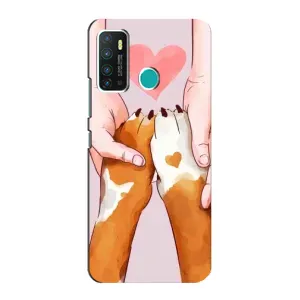 Чехол (ТПУ) Милые собачки для Infinix Hot 9 / Hot 9 Pro (Любовь к собакам)