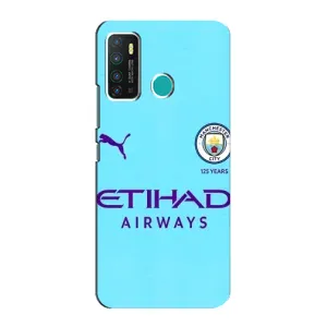 Силиконовые Чехлы принт Футбол на Infinix Hot 9 / Hot 9 Pro (Man City)