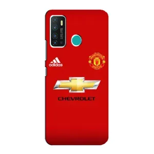 Силиконовые Чехлы принт Футбол на Infinix Hot 9 / Hot 9 Pro (Man United)