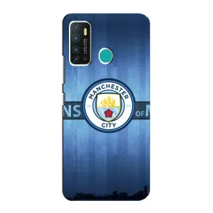 Силиконовые Чехлы принт Футбол на Infinix Hot 9 / Hot 9 Pro (ManCity)