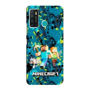Чохли для Infinix Hot 9 / Hot 9 Pro (Персонажі МайнКрафт) (Майнкрафт)