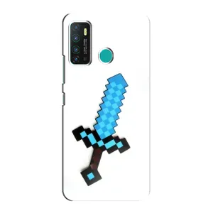 Чохли для Infinix Hot 9 / Hot 9 Pro (Персонажі МайнКрафт) (Меч)
