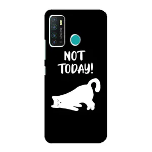 Бампер с изображением Котиков для Инфиникс Нот 9 / Нот 9 про (Not Today)