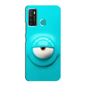 Силиконовые Чехлы (смешные стикеры) для Infinix Hot 9 / Hot 9 Pro (Одноглазик)