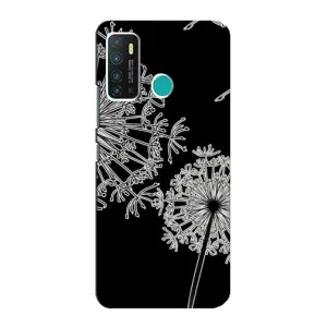 Силиконовый Чехол с одуванчиками на Infinix Hot 9 / Hot 9 Pro (Одуванчики)