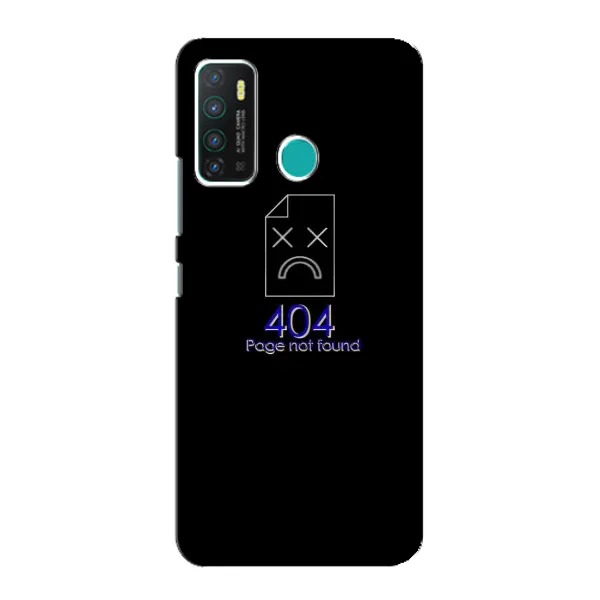 Чехол с рисунком «Ошибка 404» для Infinix Hot 9 / Hot 9 Pro Чехол с рисунком «Ошибка 404» для Infinix Hot 9 / Hot 9 Pro