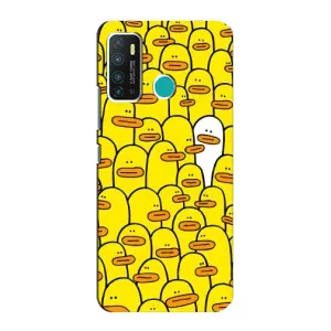 Силиконовый бампер с картинкой животных для Infinix Hot 9 / Hot 9 Pro (Особенный)