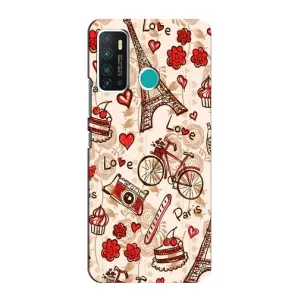 Чехол с Эйфелевой башней на Infinix Hot 9 / Hot 9 Pro (Париж мечта)