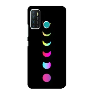 Чохол (ТПУ) з планетами на Infinix Hot 9 / Hot 9 Pro (Повнолуння)