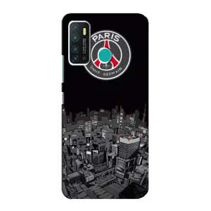 Силиконовые Чехлы принт Футбол на Infinix Hot 9 / Hot 9 Pro (PSG)