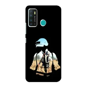 Чохол з картинкою "Герой Pubg" на Infinix Hot 9 / Hot 9 Pro (Пубг мен)