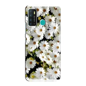 Чехол с ромашками на Infinix Hot 9 / Hot 9 Pro (Рамка в ромашках)