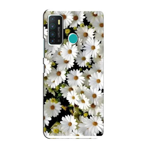 Чехол с рисунком «Рамка в ромашках» для Infinix Hot 9 / Hot 9 Pro Чехол с рисунком «Рамка в ромашках» для Infinix Hot 9 / Hot 9 Pro