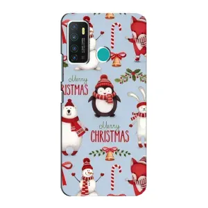 Чехол Санта Клаус для Infinix Hot 9 / Hot 9 Pro (Рождественский)