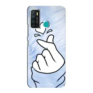 Чехлы (Знак сердечка) на Infinix Hot 9 / Hot 9 Pro (Сердечка знак)
