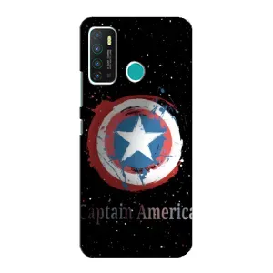 Чехол с Щитом Капитана Америки на Infinix Hot 9 / Hot 9 Pro (Щит Капитана)