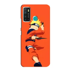 Чехлы с принтом Наруто на Infinix Hot 9 / Hot 9 Pro (Силуэт Наруто)