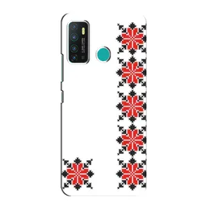 Силиконовый Чехол на Infinix Hot 9 / Hot 9 Pro с картинкой Вышиванки (Силуэт вышиванки)