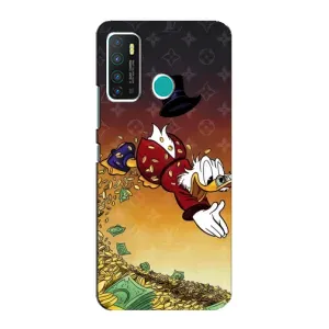 Силиконовый чехол для Infinix Hot 9 / Hot 9 Pro (Скрудж Луи Виттон)