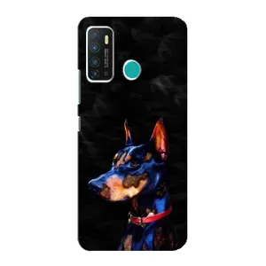 Бампер для Infinix Hot 9 / Hot 9 Pro с картинкой "Песики" (Собака Мопс)