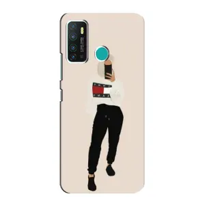 Силіконовый Чохол на Infinix Hot 9 / Hot 9 Pro з картинкой Модных девушек (Стильна)