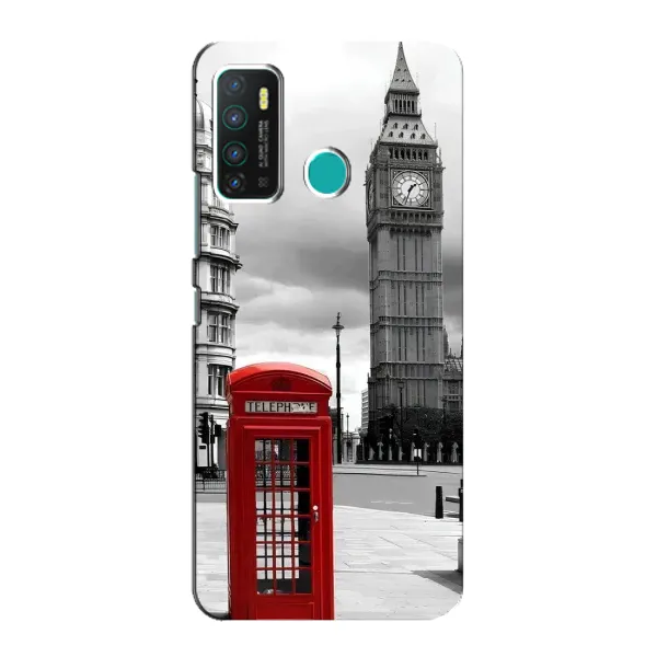 Чехол с рисунком «TELEPHONE» для Infinix Hot 9 / Hot 9 Pro