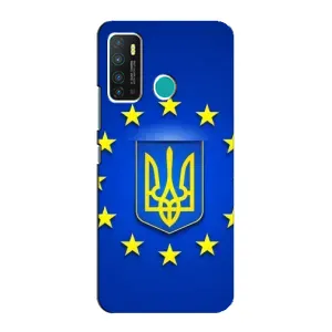 Чехол с Украинской символикой на Инфиникс Нот 9 / Нот 9 про (Украина это Европа)