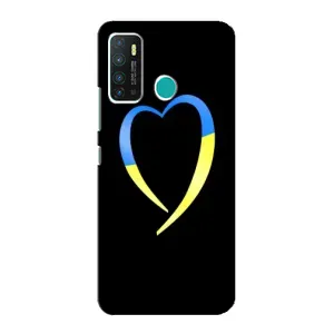 Силиконовый Чехол на Infinix Hot 9 / Hot 9 Pro (Я-Украина) (Украинское сердце)