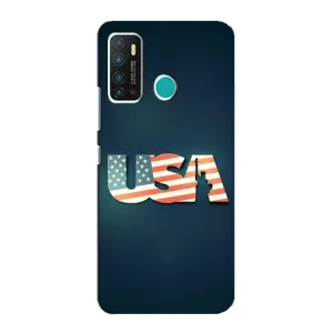 Чохол Прапор USA для Infinix Hot 9 / Hot 9 Pro (USA)