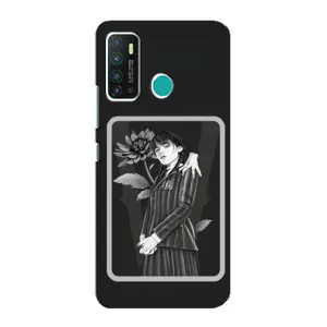Чехлы с принтом Уэнсдей на Infinix Hot 9 / Hot 9 Pro (Венсдей картина)